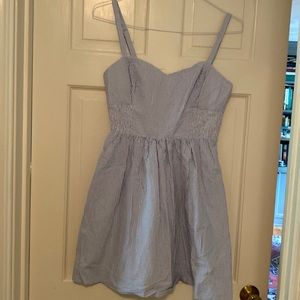 Lily Pulitzer blue and white striped sun dress size 10